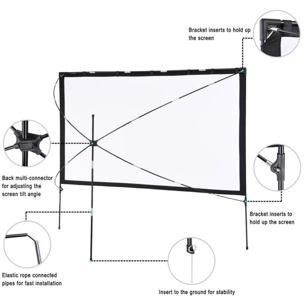 Ecran de projection pliable – Image 5