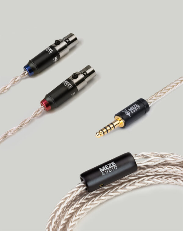 Meze Audio Câble mini XLR pour Empyrean PCUHD plaqué Argent