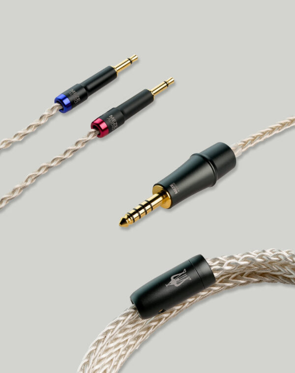 Meze Audio Câble premium PCUHD plaqué Argent mono 3.5 mm