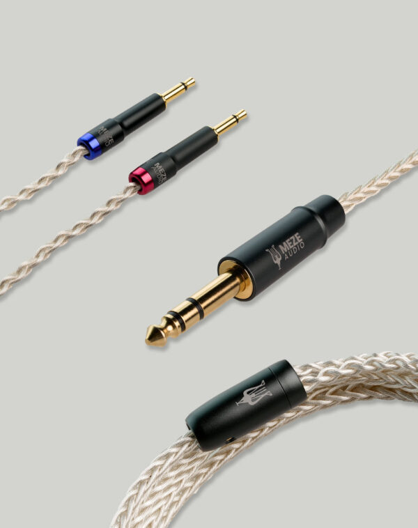 Meze Audio Câble premium PCUHD plaqué Argent mono 3.5 mm – Image 6