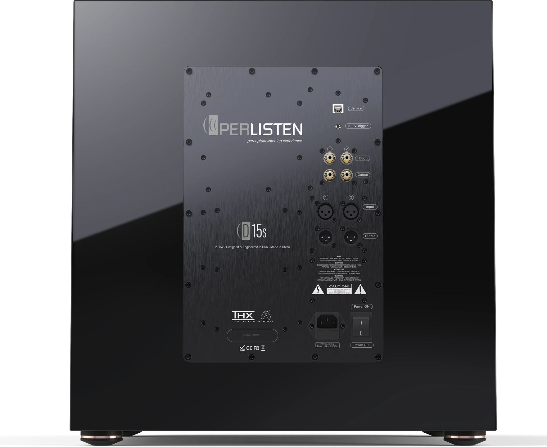 Perlisten D15s noir laqué – Image 2
